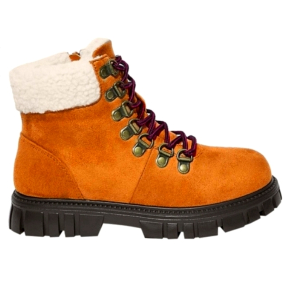 Sherpa Collar Kids Hiking Boot Size 2 - Picture 2 of 5